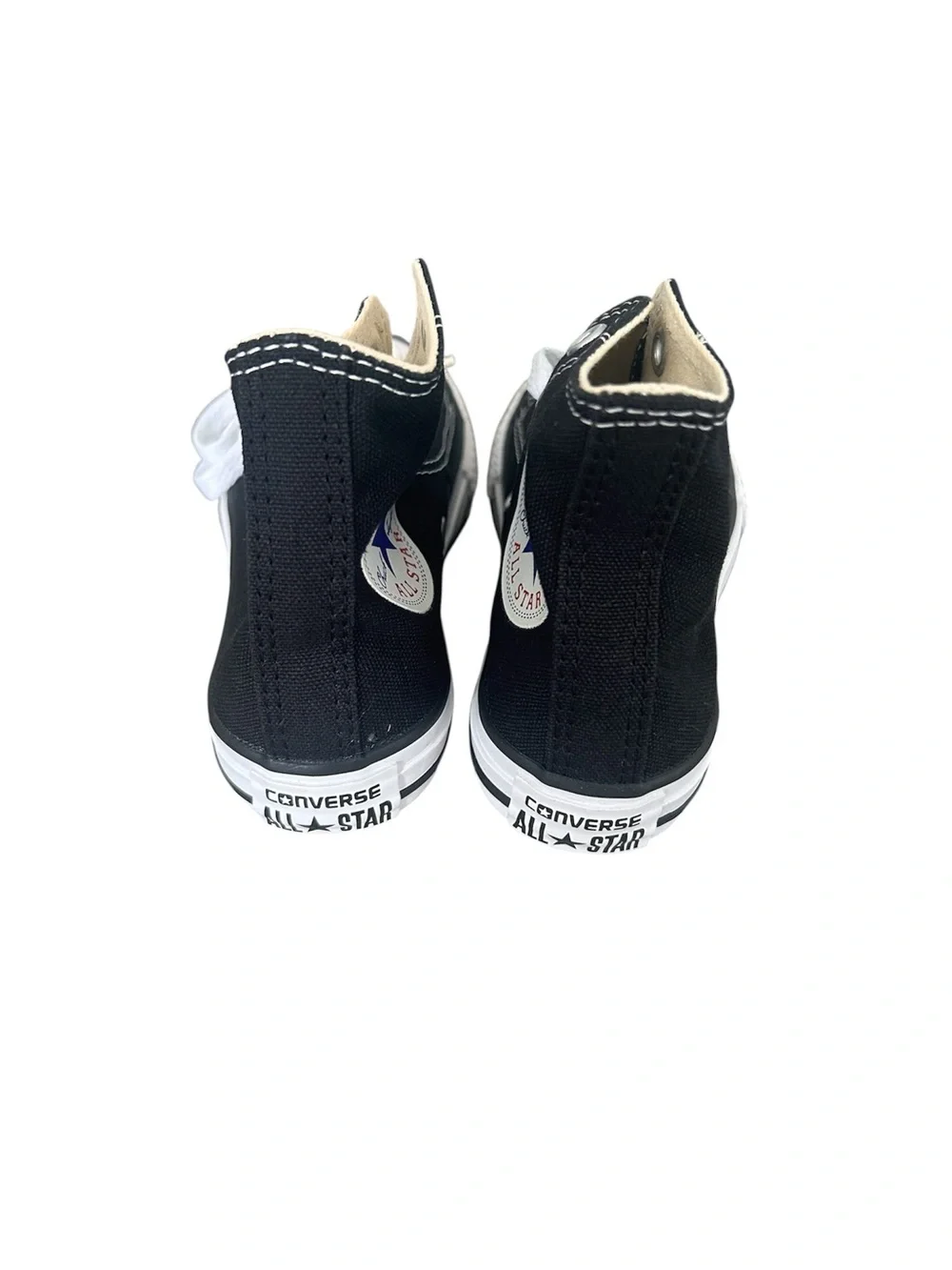 Converse Kids Black & White High Top Sneakers Size 11.5 17.5 CM
